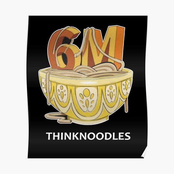 Thinknoodles Logo Reach 6m Subscriber Fashion Kids Poster By Jayphan Redbubble - roblox bee swarm thinknoodles