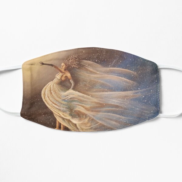 A Bride of Earth and Stars Flat Mask