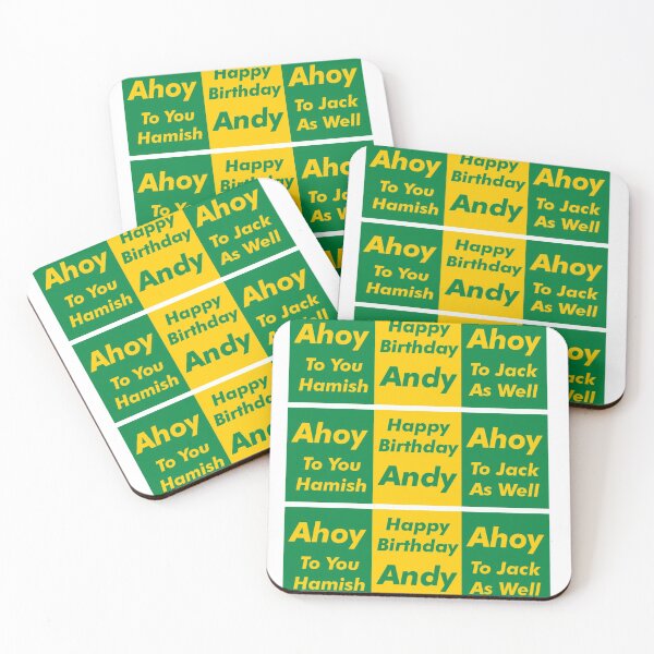 Item preview, Ahoy Hamish and Andy and Jack designed and sold by tevyerohl.