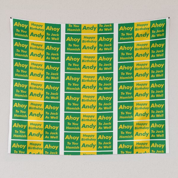 Item preview, Ahoy Hamish and Andy and Jack designed and sold by tevyerohl.