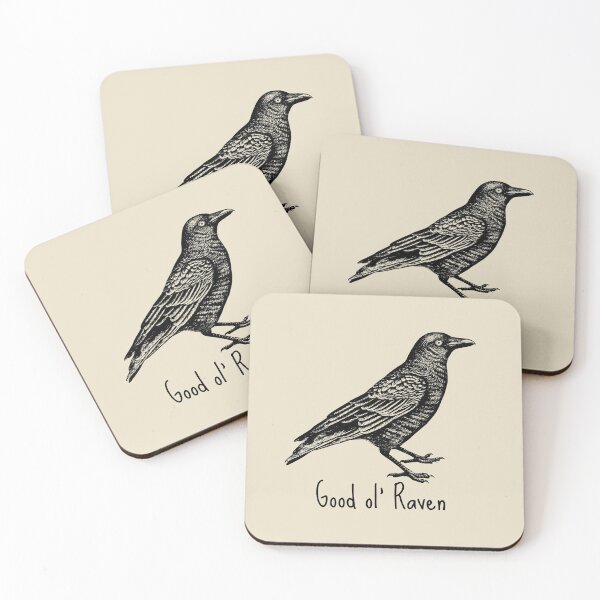Item preview, Good ol' Raven Drawing - Black designed and sold by SeaStories88.