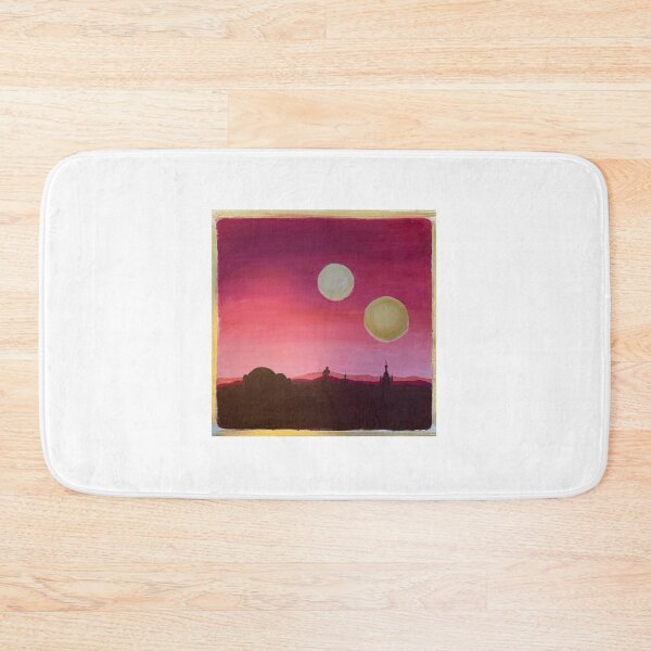 Item preview, Binary Sunset Tatooine Painting designed and sold by Bloolily.