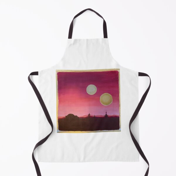 Item preview, Binary Sunset Tatooine Painting designed and sold by Bloolily.