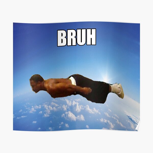 bruh flying midget Poster