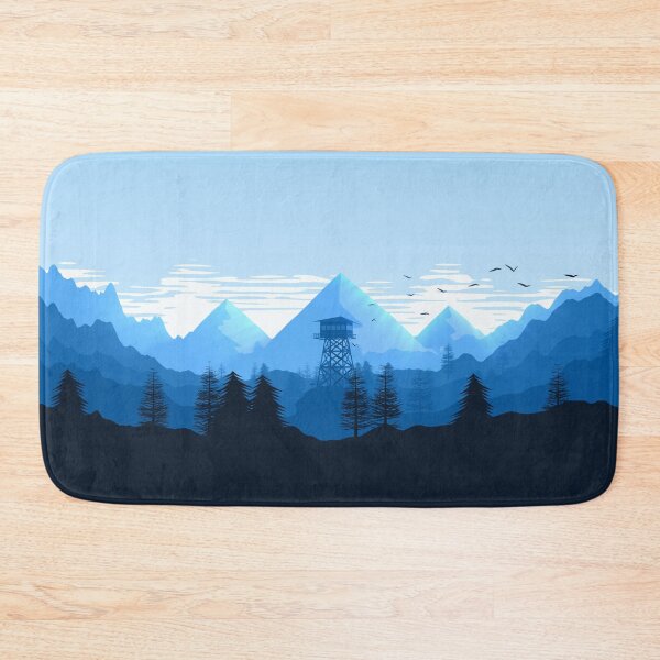 Item preview, Firewatch Park Mountain Forest Vista - Winter Sunrise ⭐ designed and sold by Wizzles Emporium.