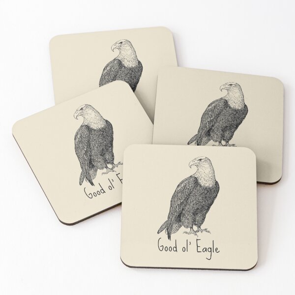 Item preview, Good ol' Eagle Drawing - Black designed and sold by SeaStories88.