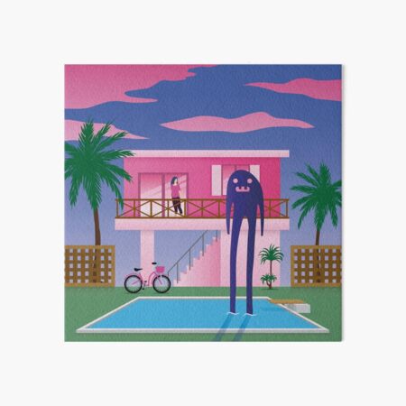 Monsters In Paradise 3 Art Board Print