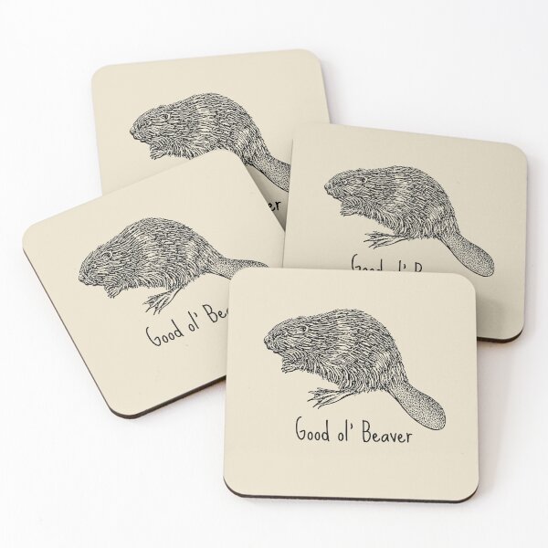 Item preview, Good ol' Beaver Drawing - Black designed and sold by SeaStories88.