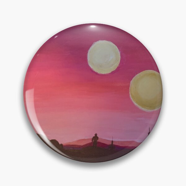 Item preview, Binary Sunset Tatooine Painting designed and sold by Bloolily.