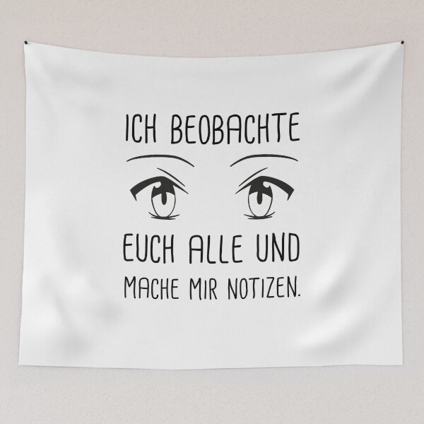 Artikelvorschau, Ich Beobachte Euch Alle Mache Notizen entworfen und verkauft von khornholio.