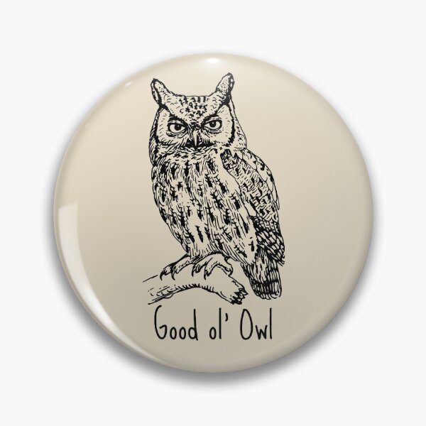 Item preview, Good ol' Owl Drawing - Black designed and sold by SeaStories88.
