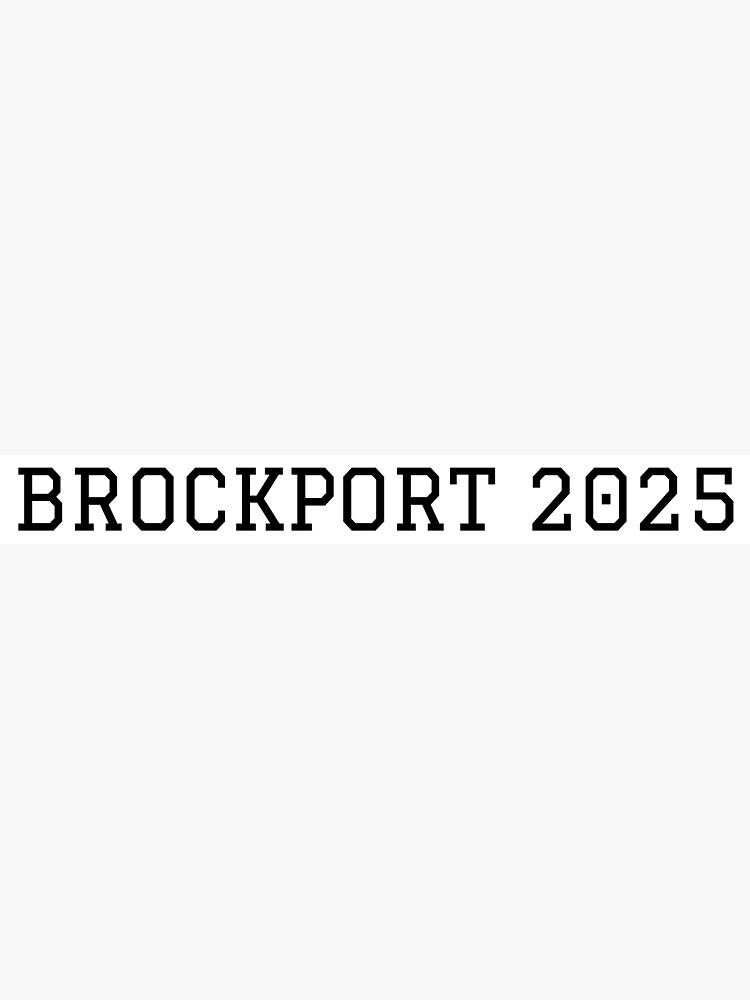 "Brockport Class of 2025" Sticker for Sale by collegespirits Redbubble