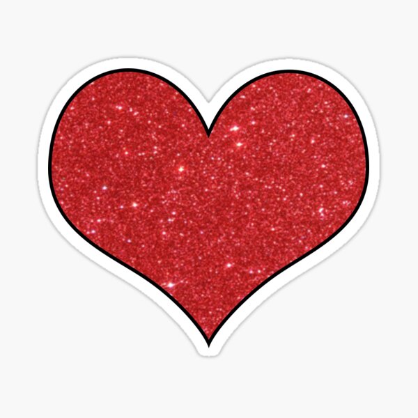 Shiny Heart Stickers Red Pink Purple childrens / kids card making labels  LS03