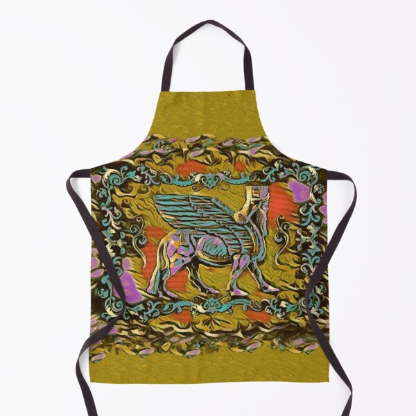 Item preview, LAMASSU ART (winged bull) designed and sold by doniainart.