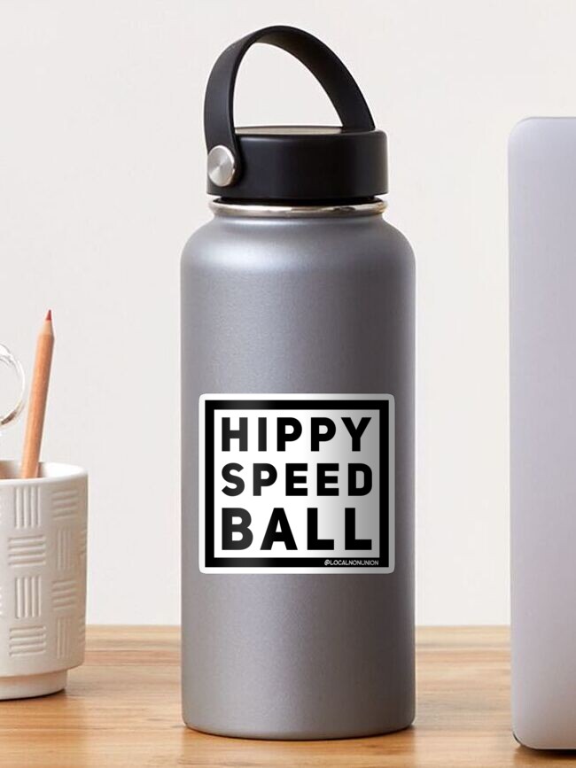 Thumbnail 1 of 3, Sticker, Hippy speed ball sticker designed and sold by Localnonunion.