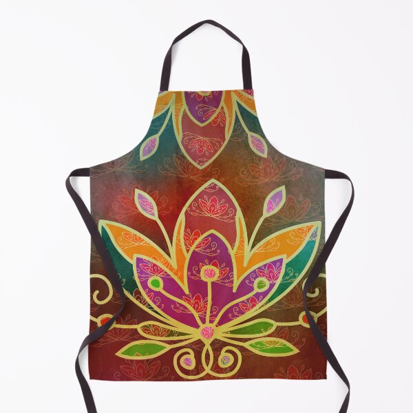 Item preview, Batik Lotus (on Textured Sea Foam) designed and sold by PaisleyMcNoodle.