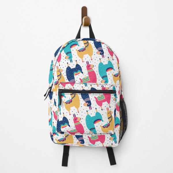 Item preview, Colorful Cute Llamas Pattern designed and sold by Cute and Funny Animal Art Designs.