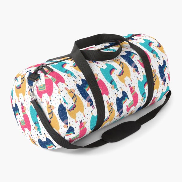 Item preview, Colorful Cute Llamas Pattern designed and sold by Cute and Funny Animal Art Designs.