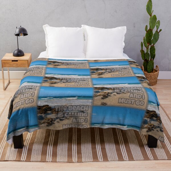 Item preview, The Beach Is Calling And I Must Go - Ocean Waves and Sand by Boo-da-chay designed and sold by Boo-da-chay.