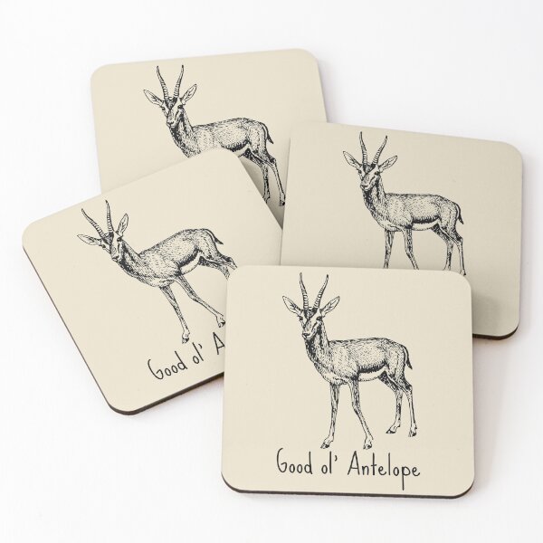 Item preview, Good ol' Antelope Drawing - Black designed and sold by SeaStories88.