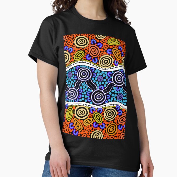 Vista previa del artículo con la obra «Auténtico arte aborigen -», diseñado y vendido por HogarthArts.