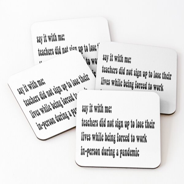 Item preview, Teachers Should Not Have to Risk Their Lives designed and sold by designsbyad.