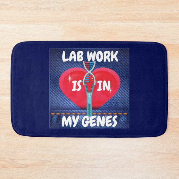 Item preview, LAB WORK IS IN MY GENES FUNNY DNA  /Microbiology designed and sold by Hippiesole.