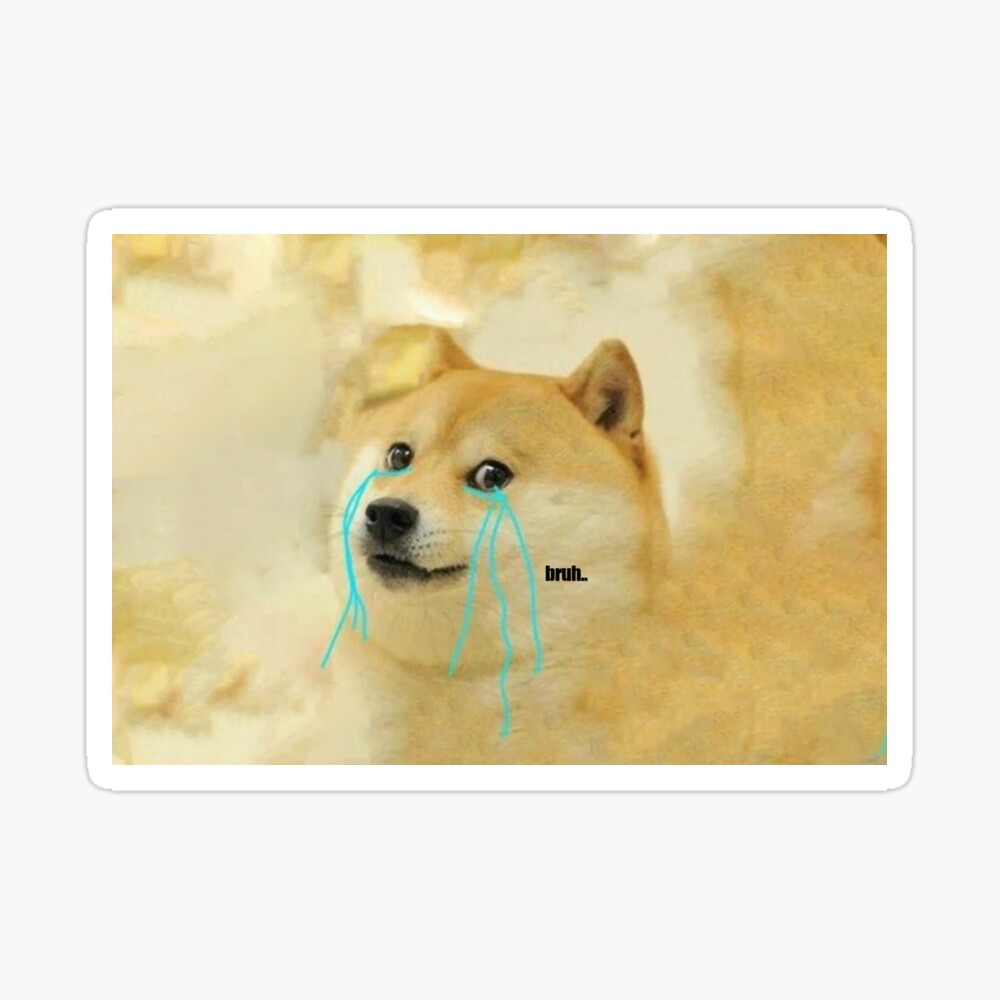 Doge Crying - Buff Dog And Crying Dog Meme Template / Do dogs cry when