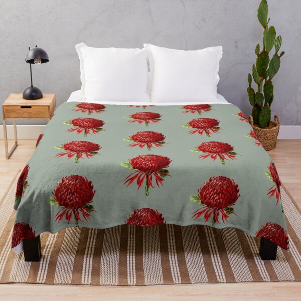 Item preview, Vintage Waratah Illustration designed and sold by karwilberevivalcollection.