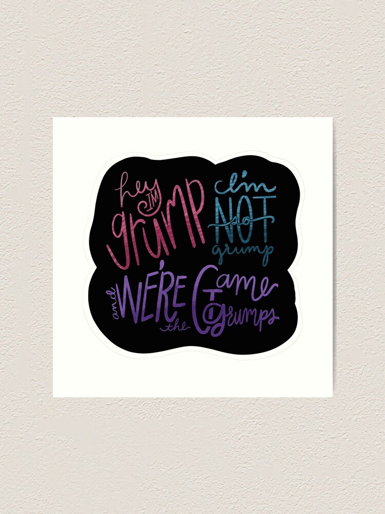 Spiel Grummelt Hey Ich Bin Murrisch Ich Bin Nicht So Murrisch Kunstdruck Von Rachelovesushi Redbubble