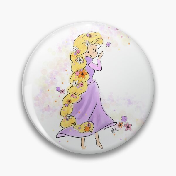 Item preview, Floral Tower Princess designed and sold by arterburnandco.