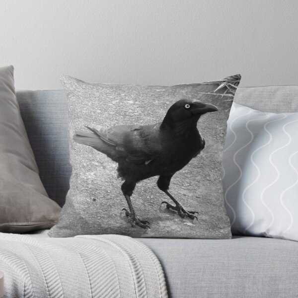 The Raven Throw Pillow