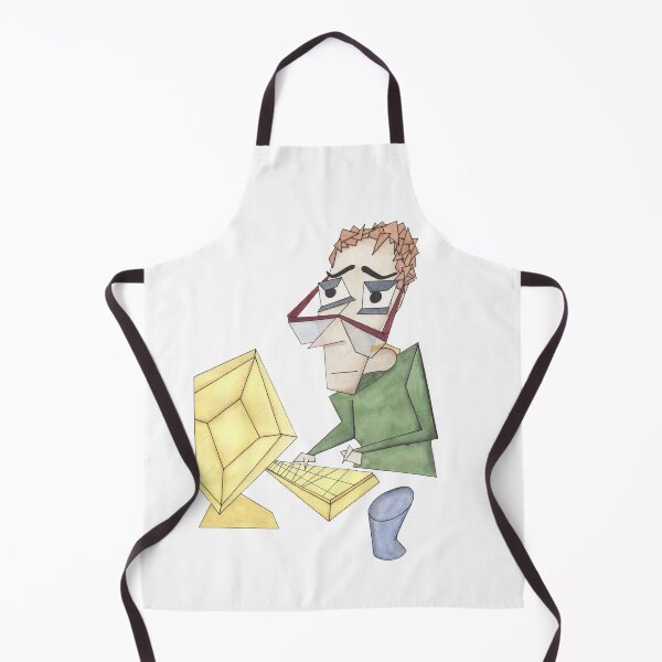 Item preview, Dad from Coraline Meme | Cubism Watercolor Painting designed and sold by SageMageeArt.