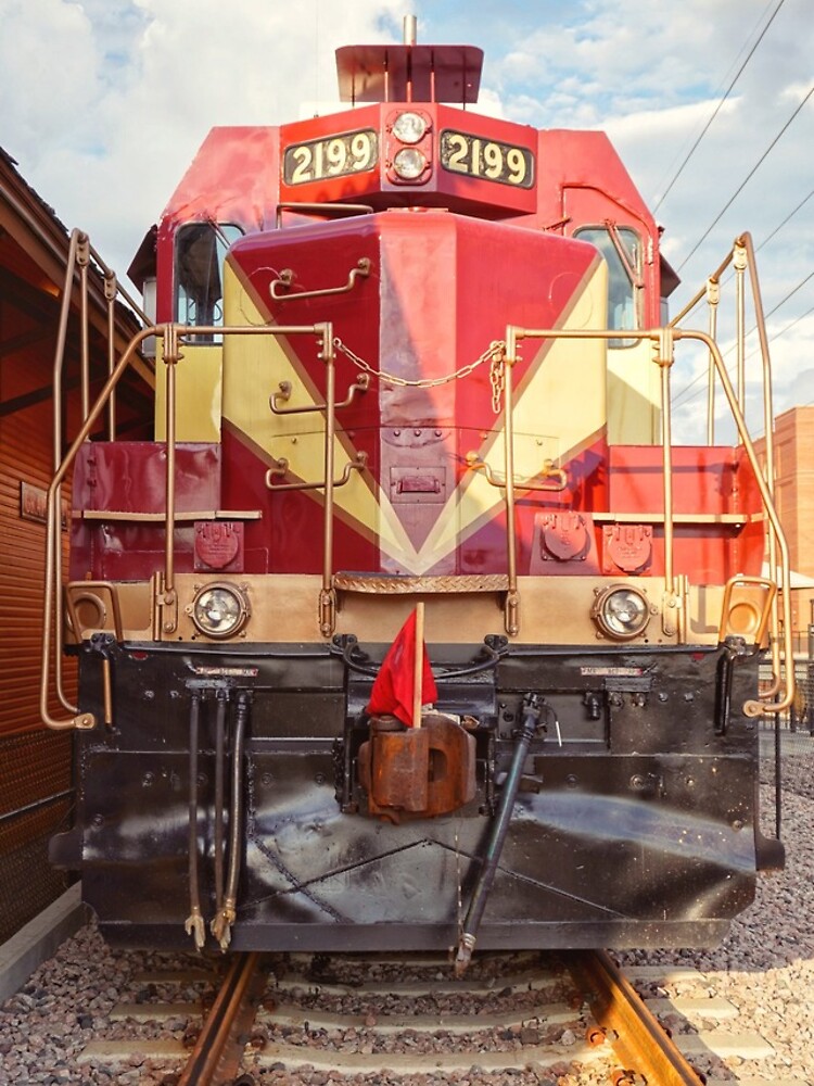 Thumbnail 4 of 4, iPhone Case, Red Train Engine designed and sold by unsweetea.