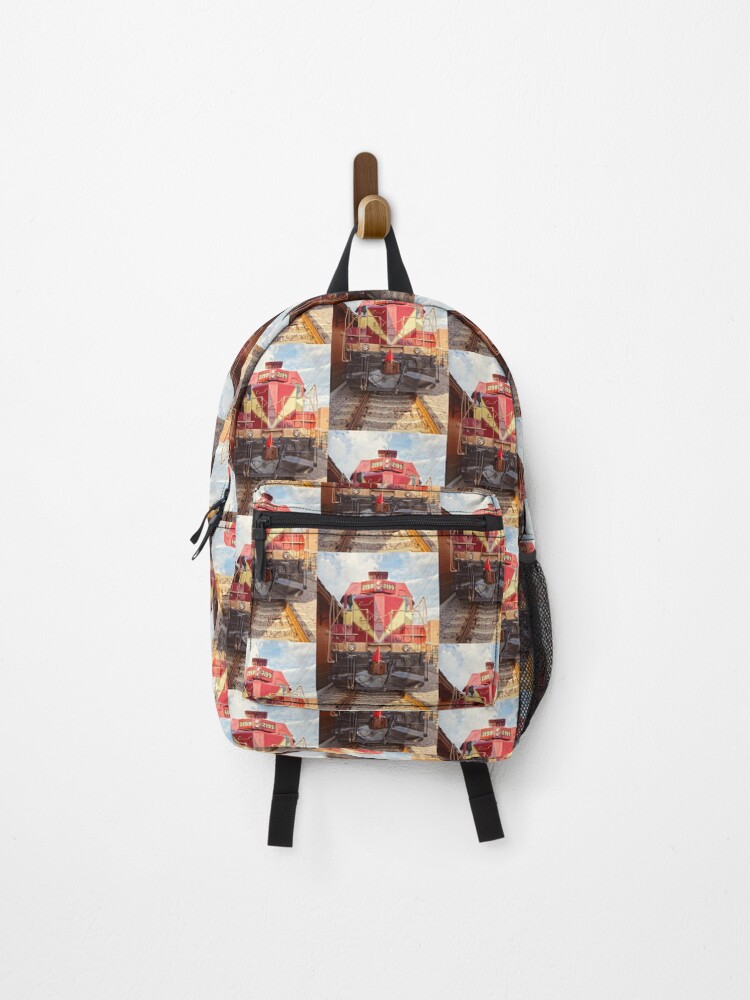 Thumbnail 1 of 3, Backpack, Red Train Engine designed and sold by unsweetea.