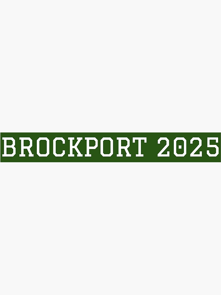 "Brockport Class of 2025" Sticker for Sale by collegespirits Redbubble