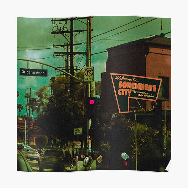 Origami Angel - Somewhere City Poster