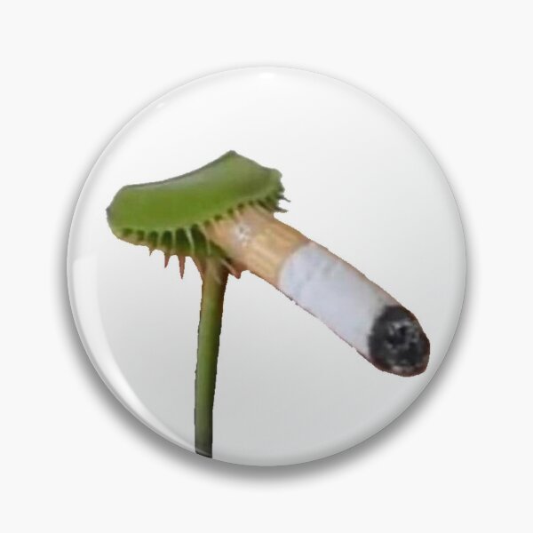 Item preview, venus flytrap smoking a cigarette  designed and sold by christicaride.