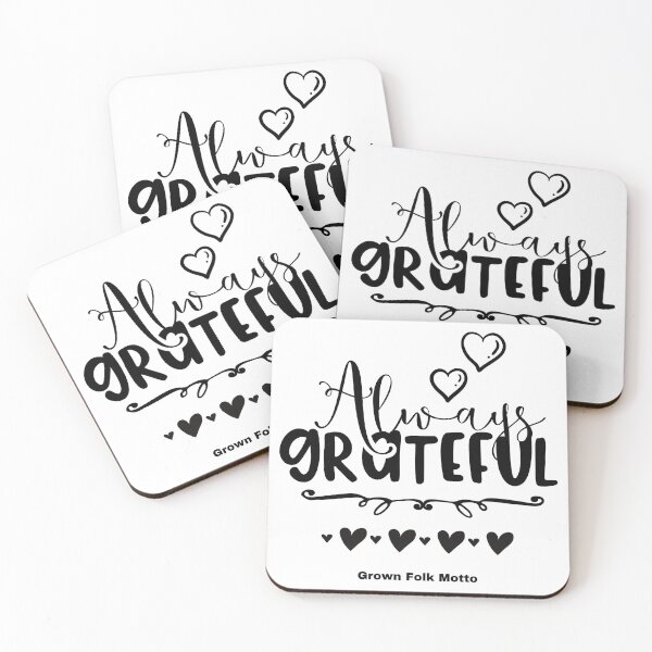 Item preview, Always Grateful designed and sold by GrownFolkMotto.