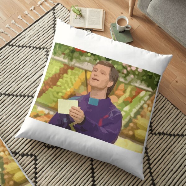 Supermarket Sweep Host Floor Pillow