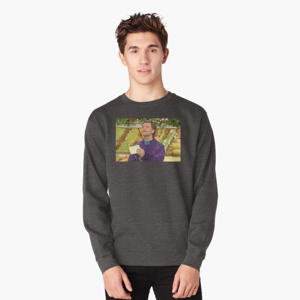 "Supermarket Sweep Host" Pullover Sweatshirt by tangerinespeedo Redbubble