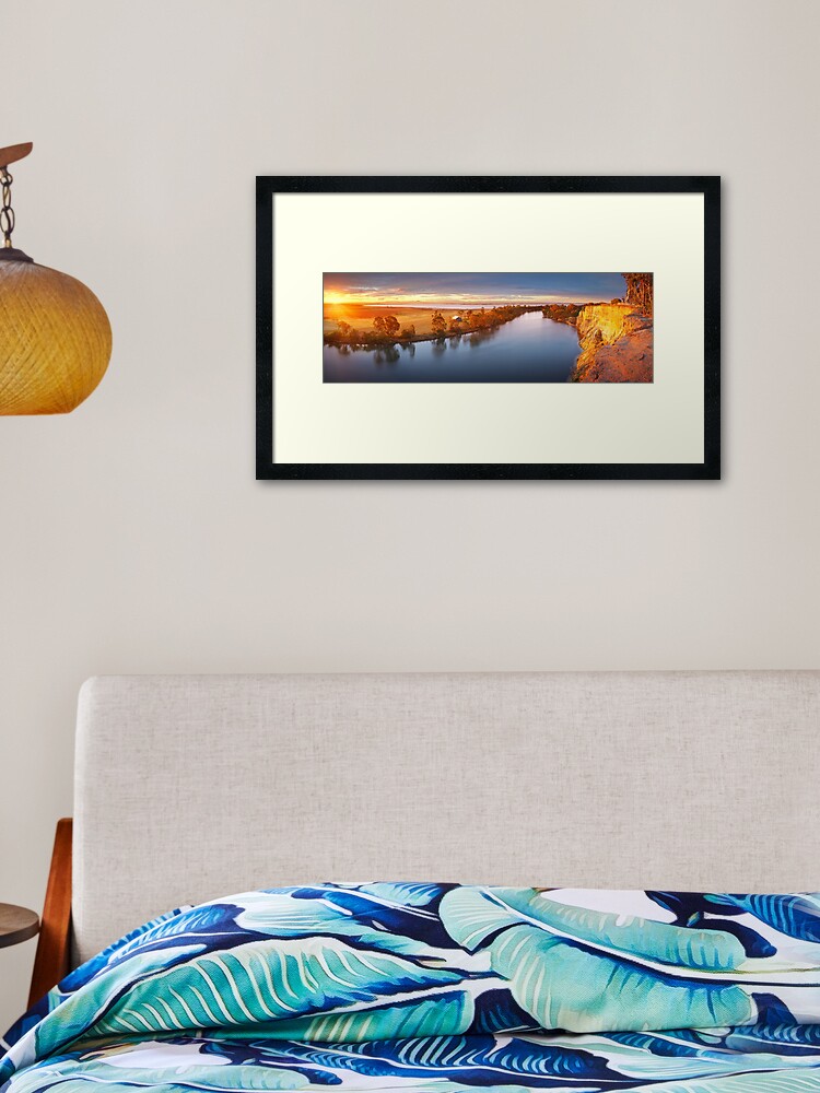 Thumbnail 1 of 7, Framed Art Print, Mitchell River, Bairnsdale, Victoria, Australia designed and sold by Chockstone.