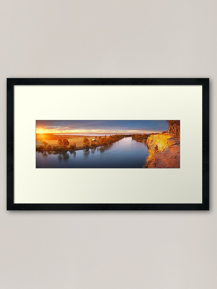 Thumbnail 2 of 7, Framed Art Print, Mitchell River, Bairnsdale, Victoria, Australia designed and sold by Chockstone.