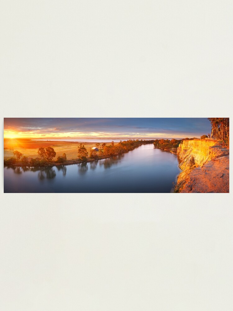 Thumbnail 1 of 3, Photographic Print, Mitchell River, Bairnsdale, Victoria, Australia designed and sold by Chockstone.