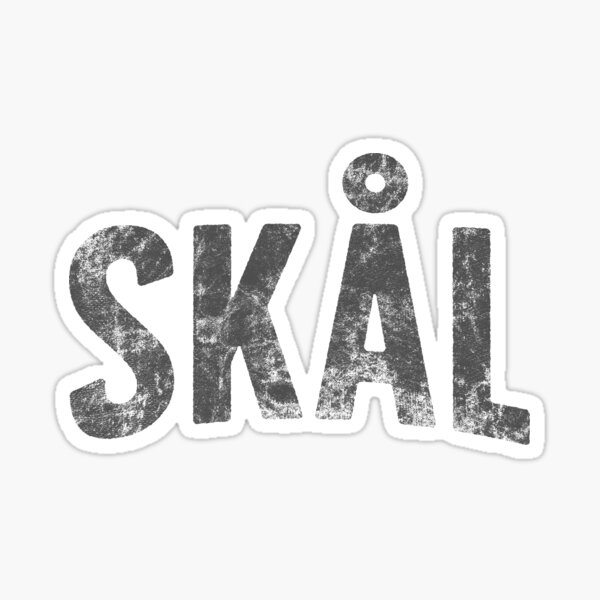 Artikel-Vorschau von Skål (Vintage) - Prost auf Schwedisch und Norwegisch, designt und verkauft von swedishprints.
