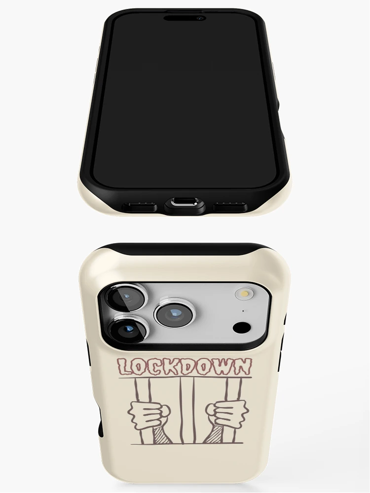 Thumbnail 3 of 4, iPhone Case, Lockdown! designed and sold by InputVSOutput.