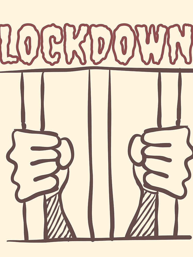 Thumbnail 3 of 3, Scarf, Lockdown! designed and sold by InputVSOutput.