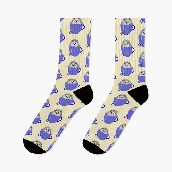 Item preview, Kosher Chanukah Hedgehog Blue designed and sold by Theokotos.
