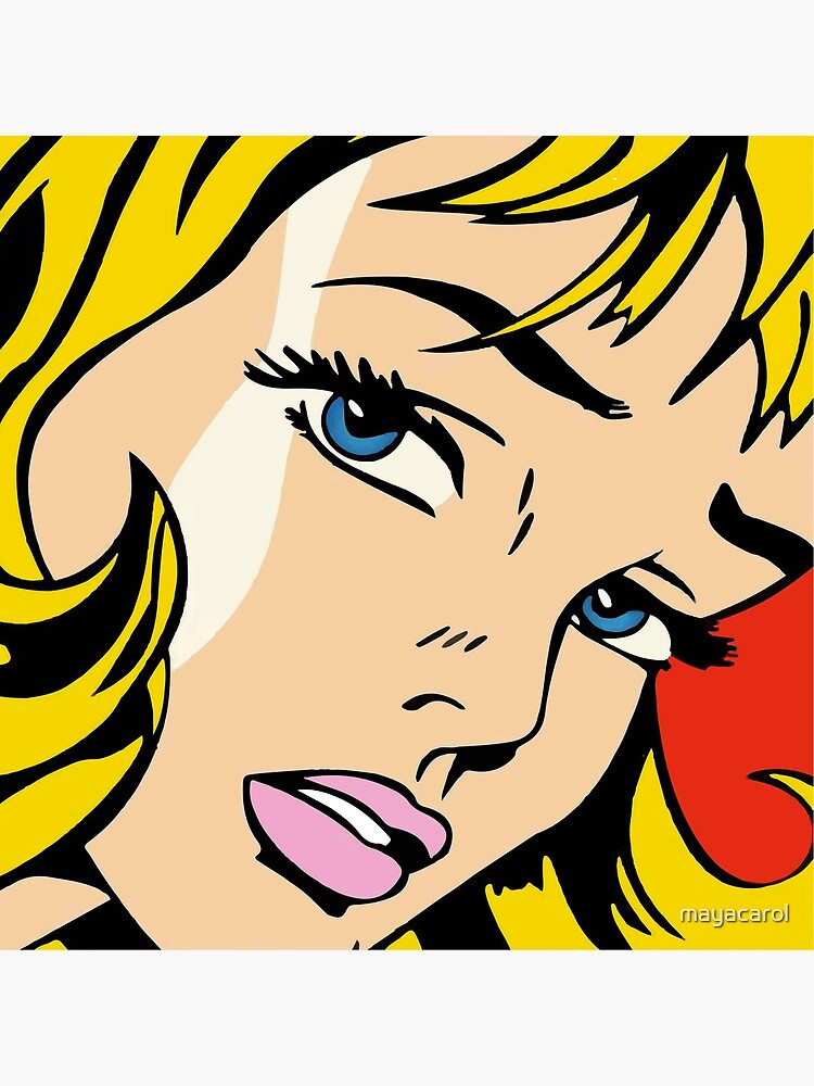 A vectorised Roy Lichtenstein by mayacarol