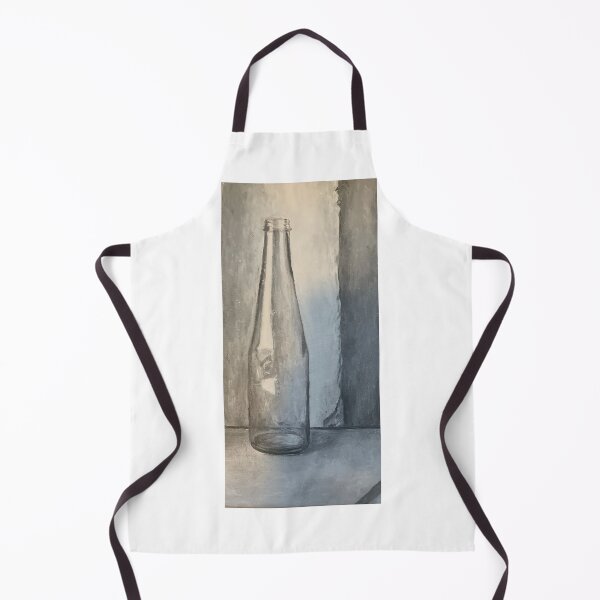 Item preview, Black and White Glass Bottle Painting designed and sold by Bloolily.